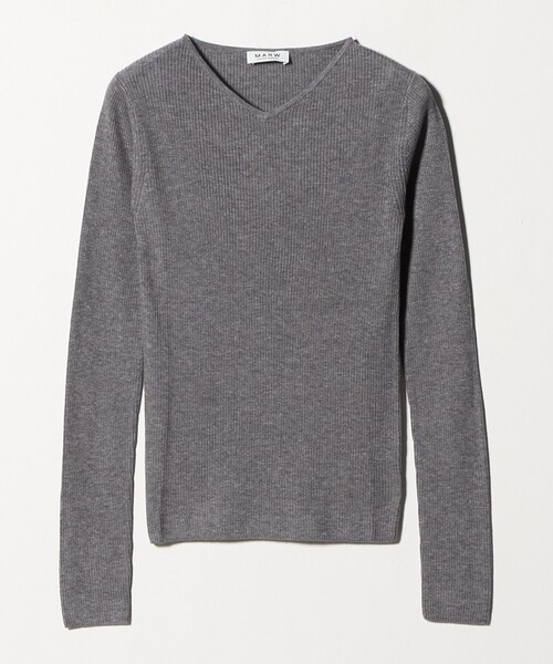 セール】＜MARW UNITED ARROWS＞リブ V ネック ニット プルオーバー