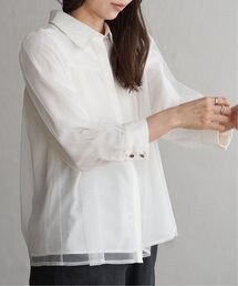 VENCEEXCHANGE | チュールレイヤードシャツ(シャツ/ブラウス)