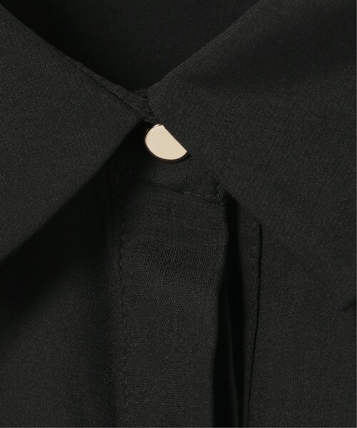 VENCEEXCHANGE（ヴァンスエクスチェンジ）の「チュールレイヤードシャツ（シャツ/ブラウス・レディース・オフホワイト/チャコール/ブラック・FREE）」の19枚目の写真