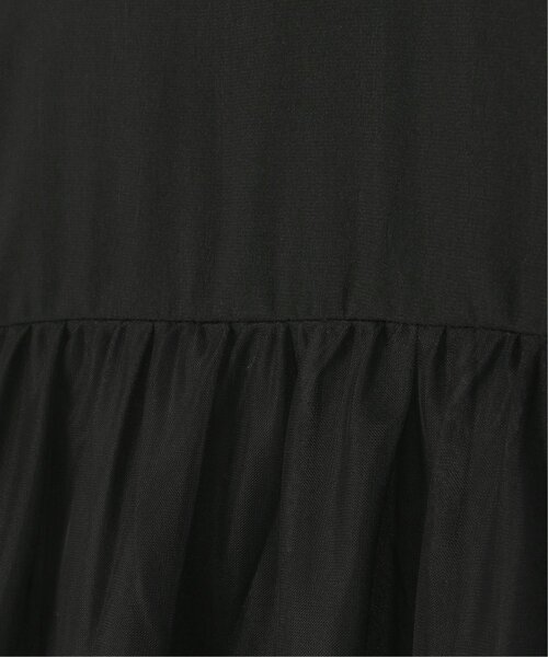 VENCEEXCHANGE（ヴァンスエクスチェンジ）の「チュールレイヤードシャツ（シャツ/ブラウス・レディース・オフホワイト/チャコール/ブラック・FREE）」の21枚目の写真