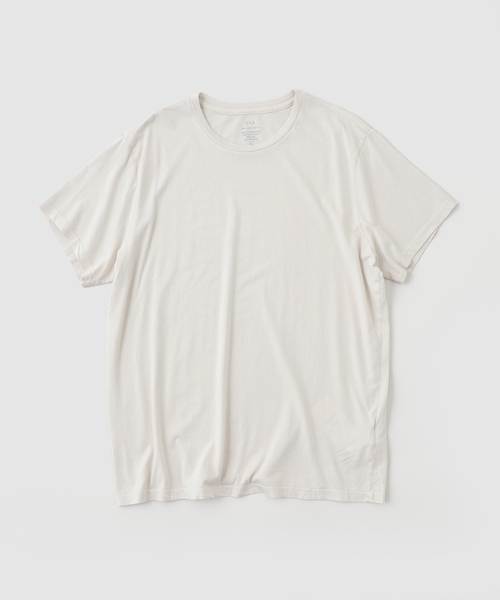 SAVE KHAKI UNITED（セーブカーキユナイテッド）の「SAVE KHAKI UNITED / セーブ カーキ ユナイテッド スーピマ クルー Tシャツ（Tシャツ/カットソー・メンズ・ライトグレー/ホワイト/ブラウン/ブラック/ブラック系その他・MEDIUM/LARGE/X-LARGE）」の4枚目の写真