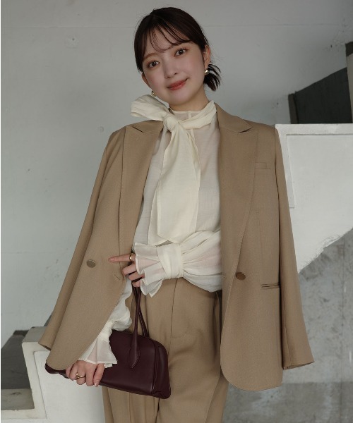 ベーシックダブルジャケット（テーラードジャケット）｜anuans（ア