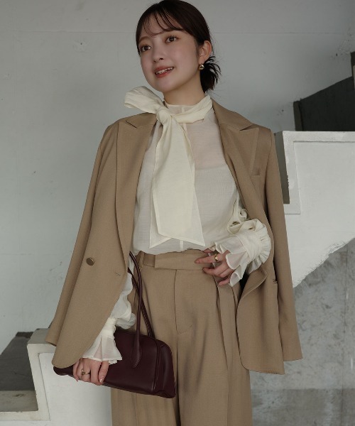 ベーシックダブルジャケット（テーラードジャケット）｜anuans（ア