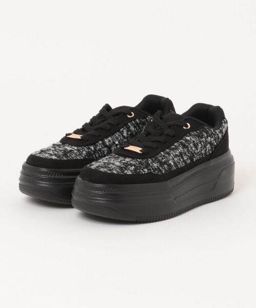kitson(キットソン)の「【Kitson】厚底スニーカー(スニーカー・レディース・ブラック×ブラック/ネイビー・S/M/L/LL)」の2枚目の写真