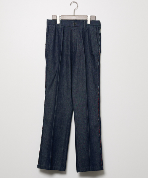 MEN’S FLANDRE スタジャン レザー スエード 切り替え ショート丈 MEN'S FLANDRE スタジャン レザー スエード 切り替え ショート丈