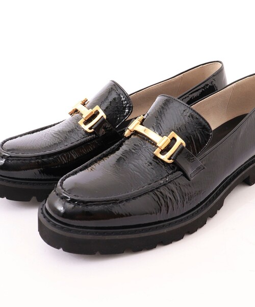 NOLLEY’S（ノーリーズ）の「ワッシャーエナメルビットローファー（ローファー・レディース・ブラック・23/23.5/24/24.5）」の2枚目の写真