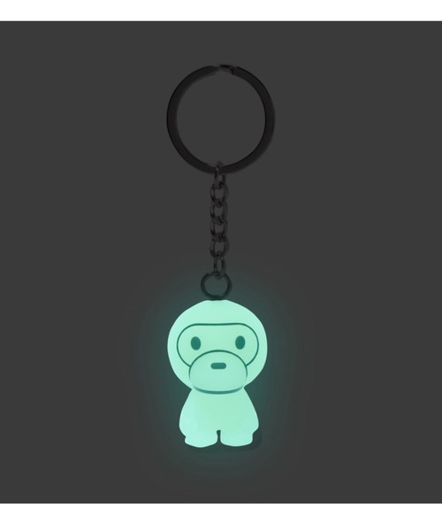 A BATHING APE BABY MILO キーホルダー BAPE】 Baby Milo Plush Doll Key Chain 12cm Brown ☆人気 (A BATHING