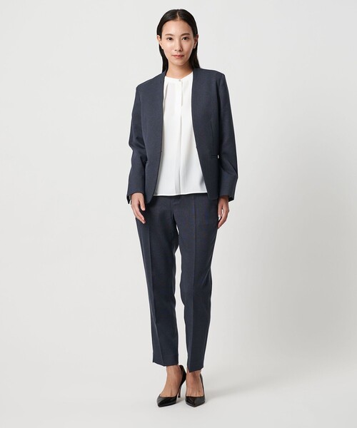 A DAY IN THE LIFE UNITED ARROWS(アデイインザライフユナイテッドアローズ)の「グレンチェック テーパードパンツ ‐セットアップ対応・ウォッシャブル‐<A DAY IN THE LIFE>(その他パンツ・レディース・モカ/ダークグレー/ロイヤルブルー・38/36/40)」の12枚目の写真