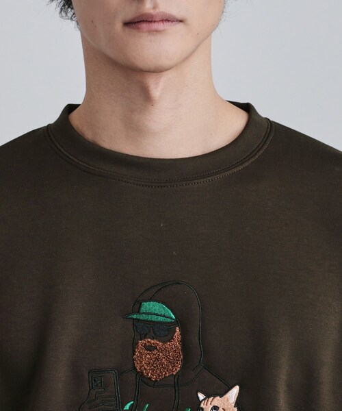 tk.TAKEO KIKUCHI（ティーケータケオキクチ）の「ヒゲサガラスウェット（スウェット・メンズ・ホワイト/ブラック/ブラウン系その他・02/03/04）」の19枚目の写真