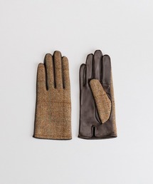 KURODA（クロダ）の「【 KURODA / クロダ 】 Harris Tweed グローブ / スクワラン加工 / 抗菌機能 / タッチパネル対応　KRI（手袋）」