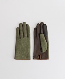 KURODA（クロダ）の「【 KURODA / クロダ 】 Harris Tweed グローブ / スクワラン加工 / 抗菌機能 / タッチパネル対応　KRI（手袋）」