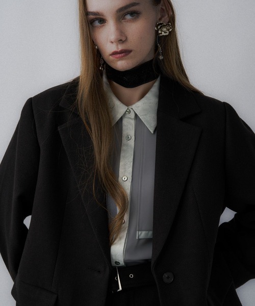 ウールライクレイヤーミドルジャケット(HARE)（テーラードジャケット