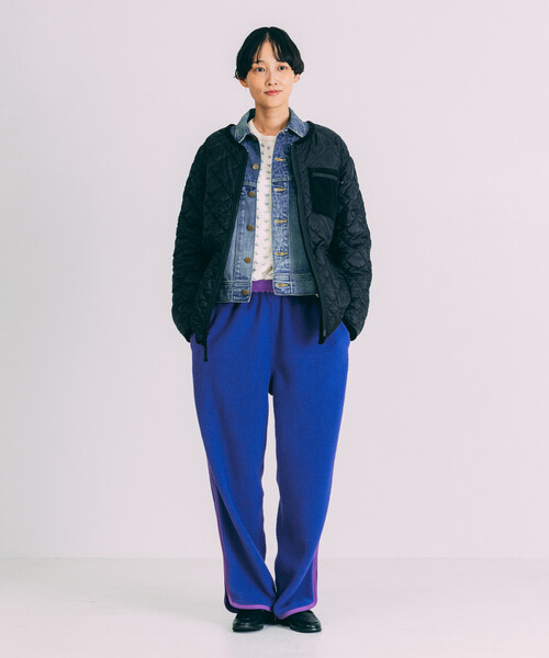 Freada(フリーダ)の「Freada/フリーダ サイドファスナー フリース パンツ(その他パンツ・レディース・ブルー/ブラック・ONE SIZE)」の16枚目の写真