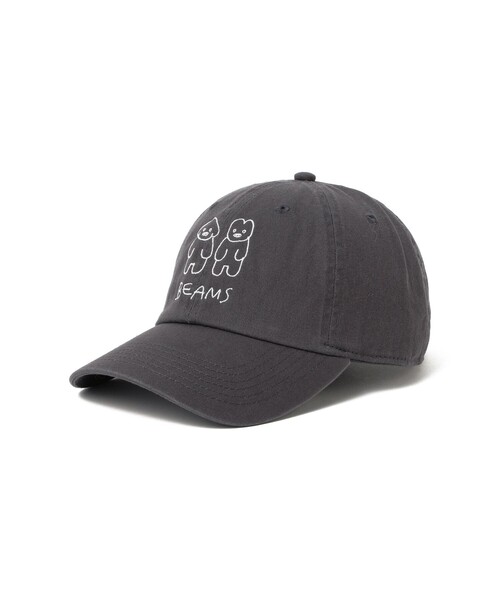 TOKYO CULTUART by BEAMS（トウキョウカルチャートバイビームス）の「matsui / Dogs Cap（キャップ・レディース・チャコールグレー/ベージュ・ONE SIZE）」の2枚目の写真
