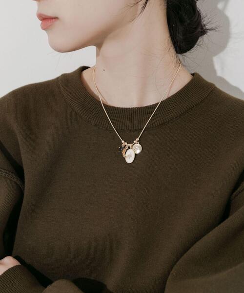 SMELLY（スメリー）の「スパークルマルチチャームネックレス（ネックレス・レディース・ゴールド・-）」の7枚目の写真