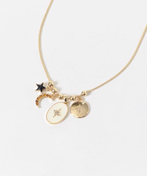 SMELLY（スメリー）の「スパークルマルチチャームネックレス（ネックレス・レディース・ゴールド・-）」の8枚目の写真