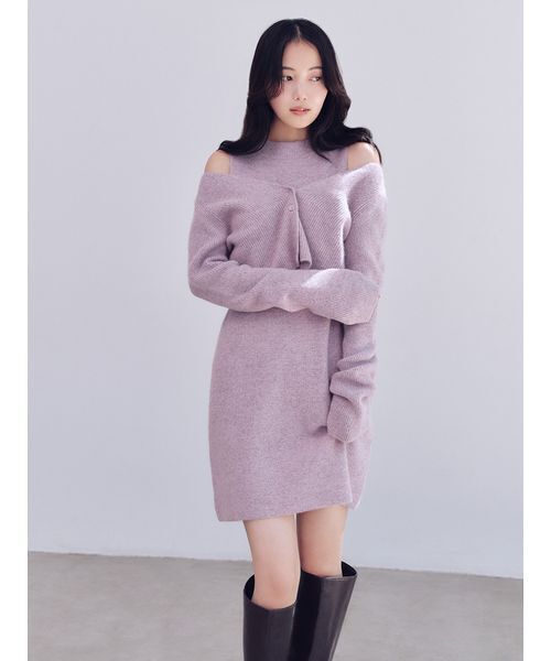 ラクーン畦ノースリミニワンピース（ワンピース）｜SNIDEL（スナイデル