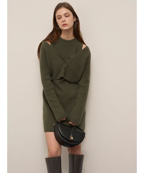 ラクーン畦ノースリミニワンピース（ワンピース）｜SNIDEL（スナイデル