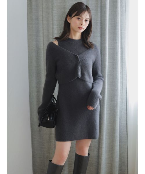 セール】ラクーン畦ノースリミニワンピース（ワンピース）｜SNIDEL