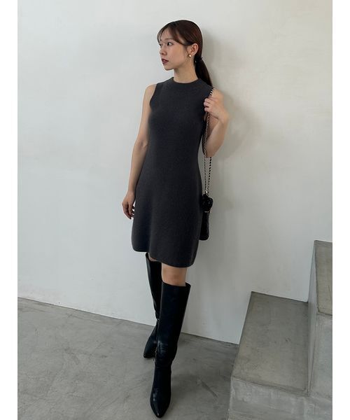 ラクーン畦ノースリミニワンピース（ワンピース）｜SNIDEL（スナイデル