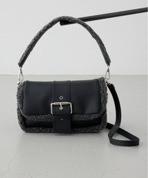 AZUL by moussy | 【WEB限定】フェイクムートンショルダーバッグ(ショルダーバッグ)