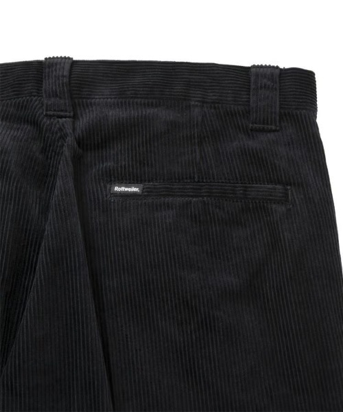 STYLISE（スタイライズ）の「【ROTTWEILER】R9 CORDUROY PANTS / ブラック [RW25A0309]（その他パンツ・メンズ・ブラック・L）」の2枚目の写真