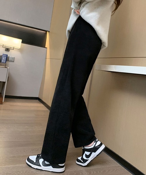 2ly2(トゥーリートゥー)の「コーデュロイ風ワイドパンツ(その他パンツ・レディース・ブラック/グレー/オレンジ・FREE)」の4枚目の写真