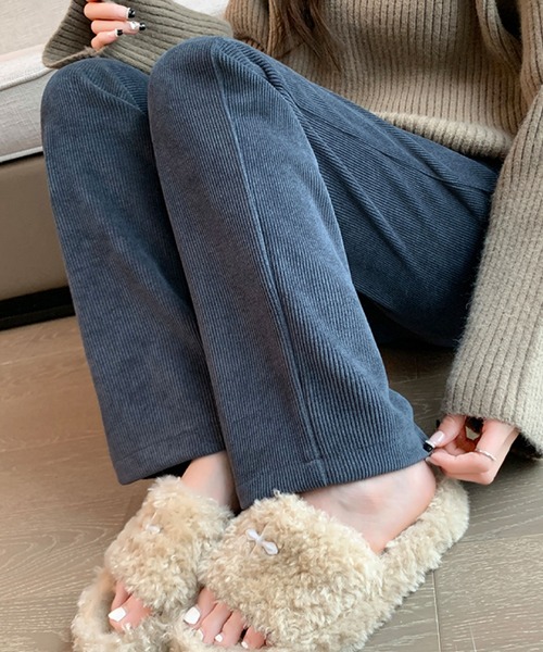2ly2(トゥーリートゥー)の「コーデュロイ風ワイドパンツ(その他パンツ・レディース・ブラック/グレー/オレンジ・FREE)」の22枚目の写真