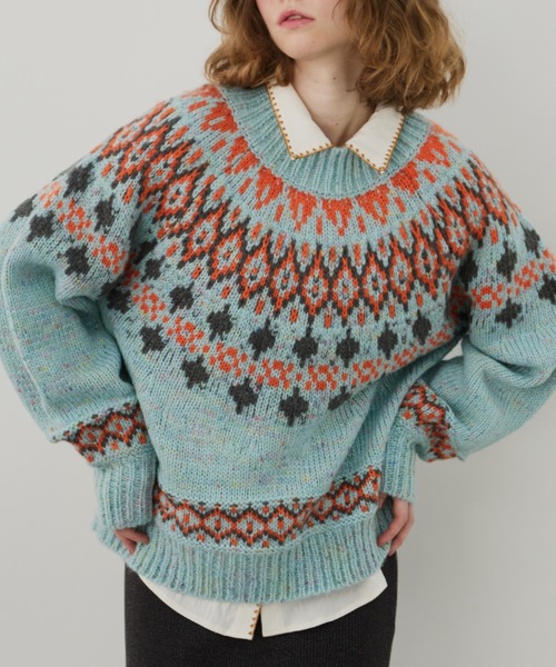 セール】ノルディックニットプルオーバー（ニット/セーター）｜Unitage