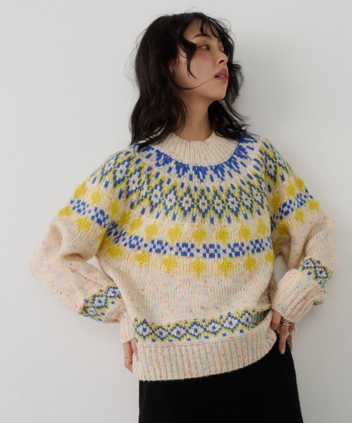 こじはる着用♡ノルディックニット 新品♡こじはる着用ノルディックニット 【公式通販】