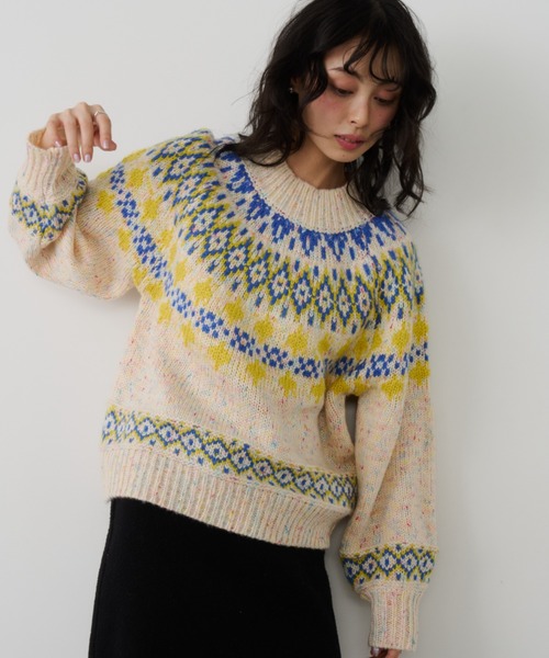 セール】ノルディックニットプルオーバー（ニット/セーター）｜Unitage