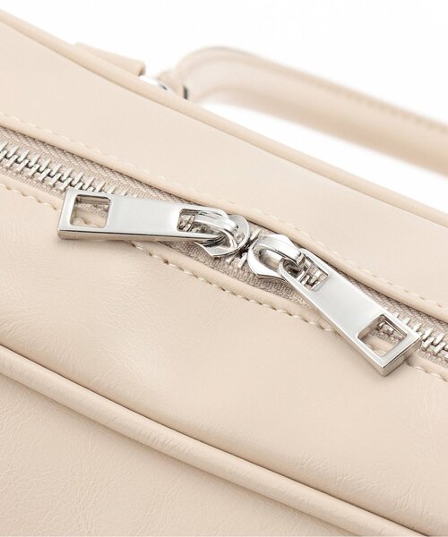 LOVETOXIC（ラブトキシック）の「ロングハンドルボストン（ボストンバッグ・キッズ・レッド/ブラック/アイボリー/カーキ・F）」の6枚目の写真