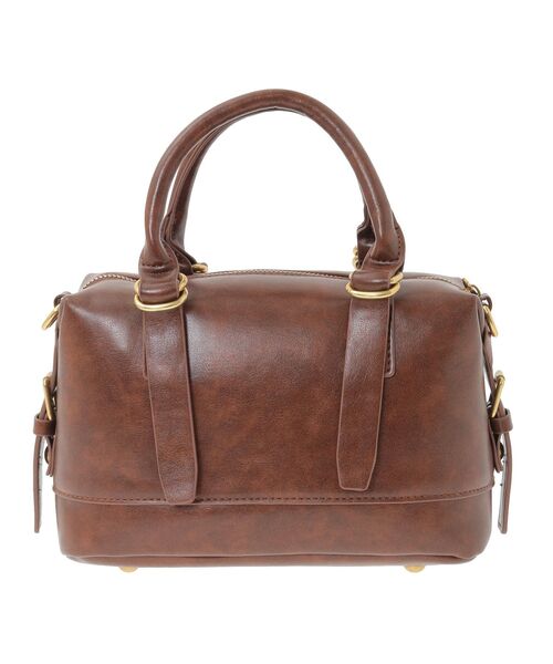 earth music&ecology（アースミュージックアンドエコロジー）の「ヴィンテージライクボストンバッグ（ハンドバッグ・レディース・ライトブラウン/ブラック・FREE）」の12枚目の写真