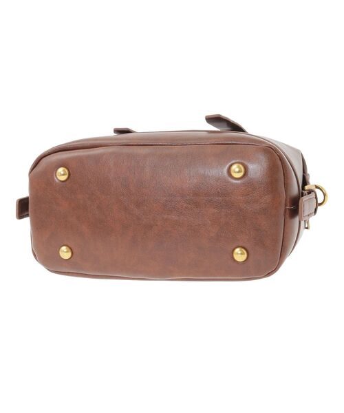 earth music&ecology（アースミュージックアンドエコロジー）の「ヴィンテージライクボストンバッグ（ハンドバッグ・レディース・ライトブラウン/ブラック・FREE）」の13枚目の写真