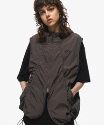 CPGN STUDIO（コンパーニョ）の「シャーリングフードベストチャコール（ベスト）」