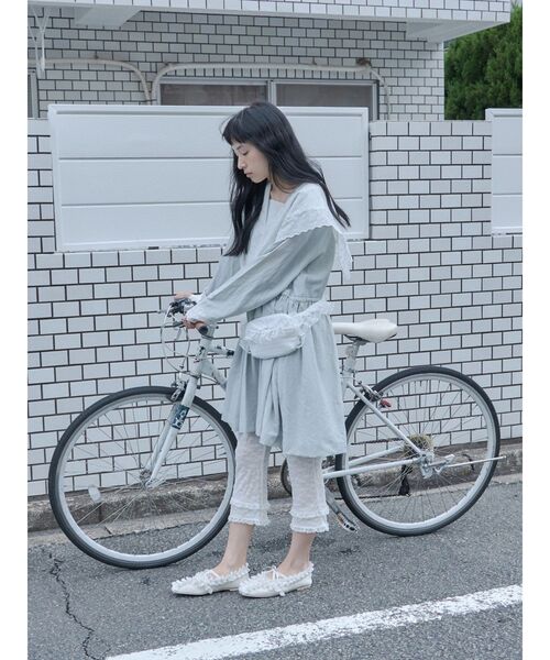 merry jenny(メリージェニー)の「cotton lace ウエストポーチ(ボディバッグ/ウエストポーチ・レディース・オフホワイト・FREE)」の7枚目の写真