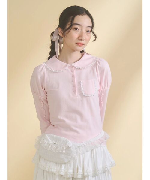 merry jenny(メリージェニー)の「cotton lace ウエストポーチ(ボディバッグ/ウエストポーチ・レディース・オフホワイト・FREE)」の10枚目の写真