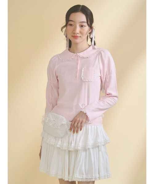 merry jenny(メリージェニー)の「cotton lace ウエストポーチ(ボディバッグ/ウエストポーチ・レディース・オフホワイト・FREE)」の11枚目の写真