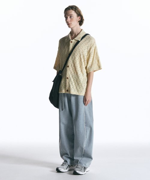 INSILENCE(インサイロンス)の「クラフトスカシカーディガン アイボリー(カーディガン/ボレロ・メンズ・その他・SMALL/MEDIUM/LARGE)」の2枚目の写真