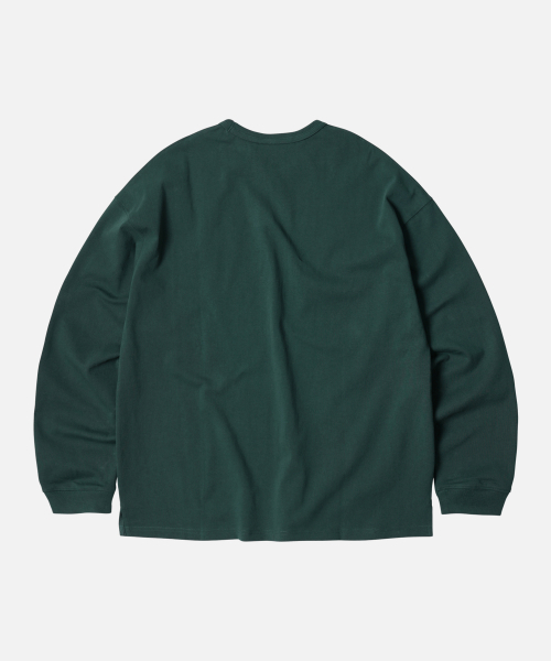 FRIZMWORKS（フリズムワークス）の「OG DOUBLE RIB L/S TEE _ DARK GREEN（Tシャツ/カットソー・メンズ・その他・MEDIUM/LARGE/X-LARGE/SMALL）」の2枚目の写真
