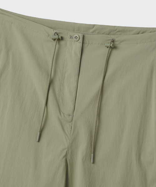 MUSINSA STANDARD WOMAN（ムシンサスタンダードウーマン）の「ウィメンズパラシュートパンツ[セージ]（スウェットパンツ・レディース・その他・30/24/26/28/22）」の12枚目の写真