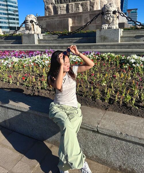 MUSINSA STANDARD WOMAN（ムシンサスタンダードウーマン）の「ウィメンズパラシュートパンツ[セージ]（スウェットパンツ・レディース・その他・30/24/26/28/22）」の7枚目の写真