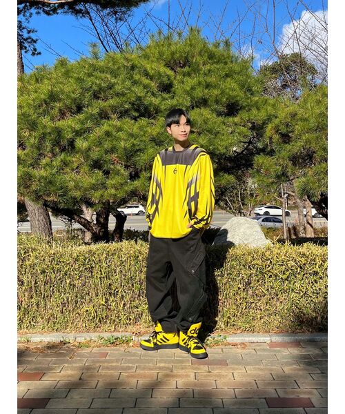 NOMANUAL(NOMANUAL)の「MOTOCROSS JERSEY - YELLOW(Tシャツ/カットソー・レディース・その他・LARGE)」の7枚目の写真