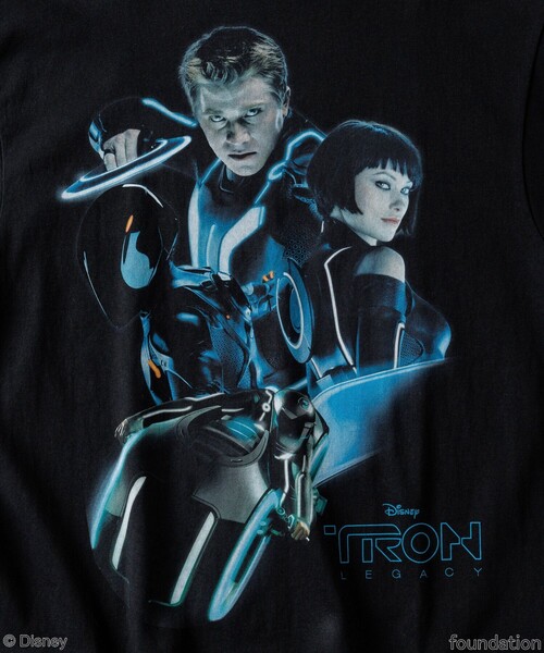 FREAK'S STORE（フリークスストア）の「FREAK'S MOVIE/フリークスムービー TRON LEGACY/LIGHTCYCLE /T-SHIRT（Tシャツ/カットソー・メンズ・ブラック・X-LARGE/LARGE/MEDIUM）」の5枚目の写真