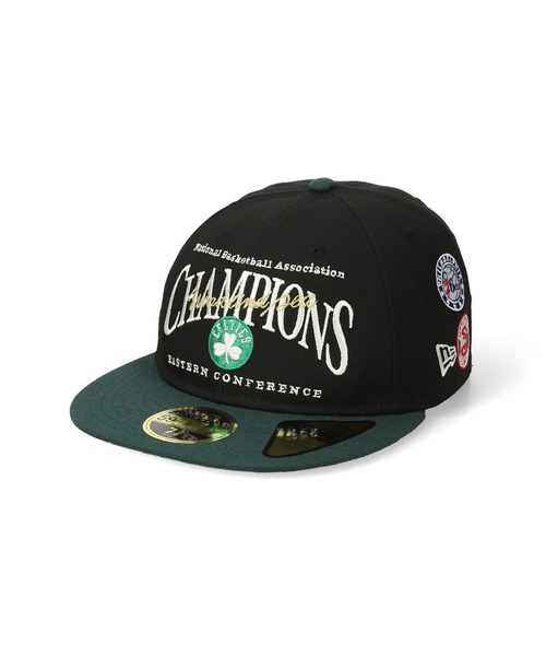 NBA(エヌビーエー)の「NBA × NEWERA × WDS BOSTON CELTICS Retro Crown 9 fifty Cap(キャップ・メンズ・ブラック・L/XL)」の1枚目の写真
