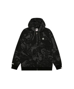 ブランド古着】シャークデザインサルカモフラ 迷彩フルジップ