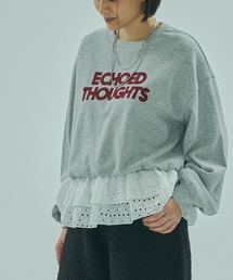 ROSE BUD | LACE HEM SWEATSHIRT(スウェット)