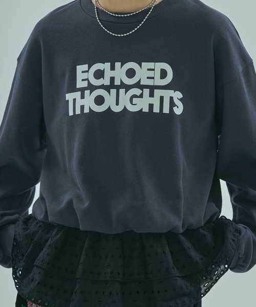 ROSE BUD（ローズバッド）の「LACE HEM SWEATSHIRT（スウェット・レディース・グレー/ネイビー・ONE SIZE）」の16枚目の写真