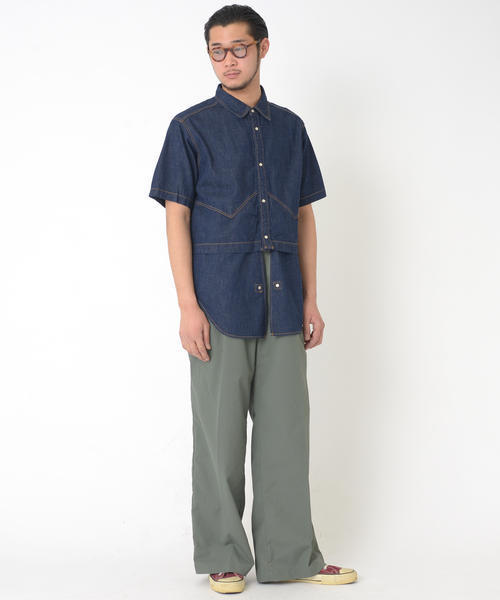 PHINGERIN 半袖シャツ　ウエスタン PHINGERIN(フィンガリン) PAJALOPHA GAUZE BAMBOO半袖シャツPD