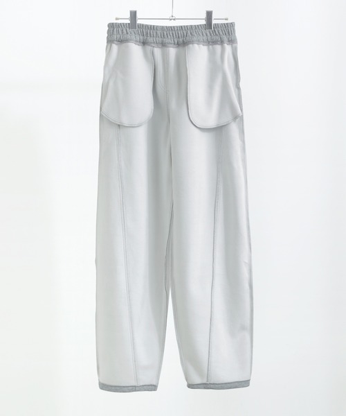 Fashion Letter(ファッションレター)の「裏毛フリース ボンディング イージーパンツ(スウェットパンツ・レディース・アイボリー/ブラック/杢グレー/オートミール/ブラウン・M)」の8枚目の写真